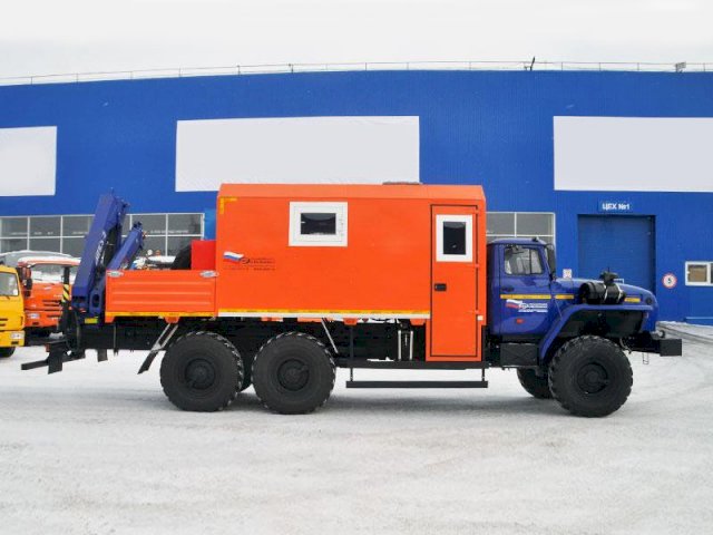 Фото №5: Агрегат ремонта и обслуживания качалок Урал 4320-1912-60Е5 с КМУ АНТ 8.5-2