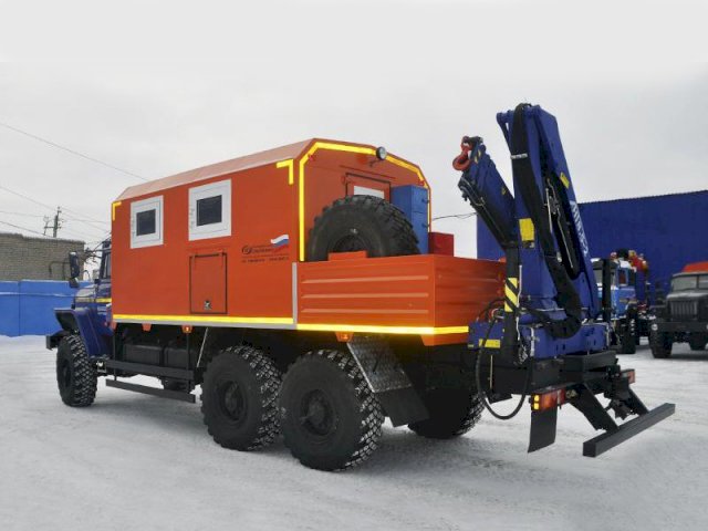 Фото №4: Агрегат ремонта и обслуживания качалок Урал 4320-1912-60Е5 с КМУ АНТ 8.5-2