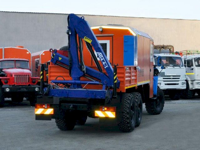 Фото №4: Агрегат ремонта и обслуживания качалок Урал 4320-1912-60Е5 с КМУ АНТ 4.4-1