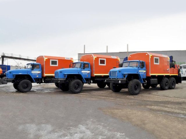 Фото №3: Агрегат ремонта и обслуживания качалок Урал 4320-1912-60Е5 с КМУ АНТ 4.4-1