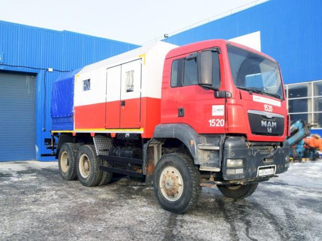 Фото №6: Передвижная мастерская MAN с КМУ HYVA HA70 E2 (008)