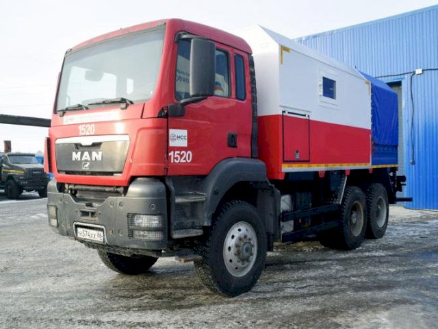 Фото №4: Передвижная мастерская MAN с КМУ HYVA HA70 E2 (008)