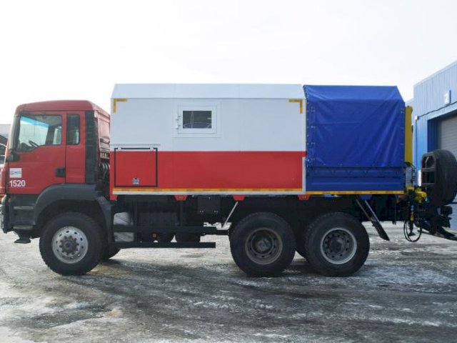 Фото №2: Передвижная мастерская MAN с КМУ HYVA HA70 E2 (008)