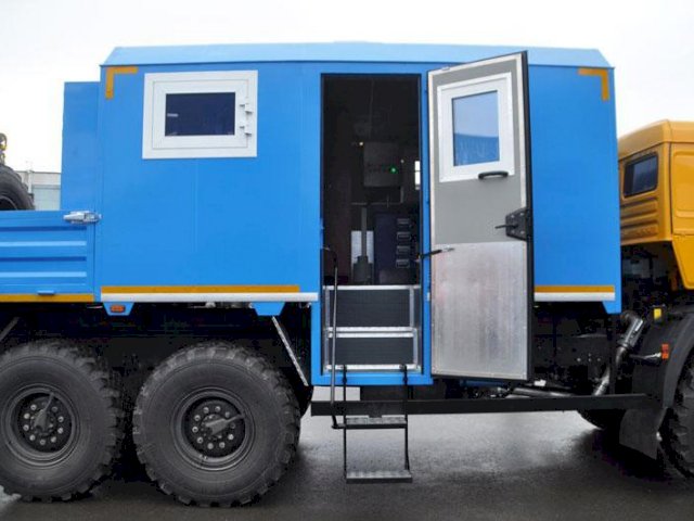 Фото №6: Передвижная мастерская КАМАЗ 43118-3086-50 с КМУ ИМ-95 (005, г-р EG-202)