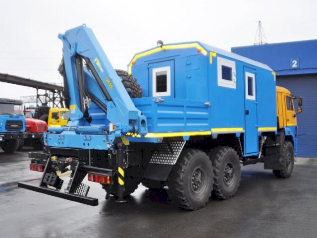 Фото №4: Передвижная мастерская КАМАЗ 43118-3086-50 с КМУ ИМ-95 (005, г-р EG-202)