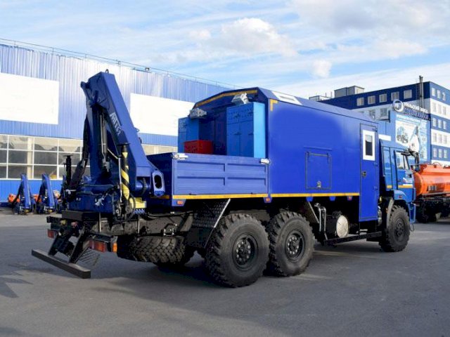 Фото №6: Передвижная мастерская КАМАЗ 43118-3078-76(RR) с КМУ АНТ 8.5-2 (040, г-р EG-202)