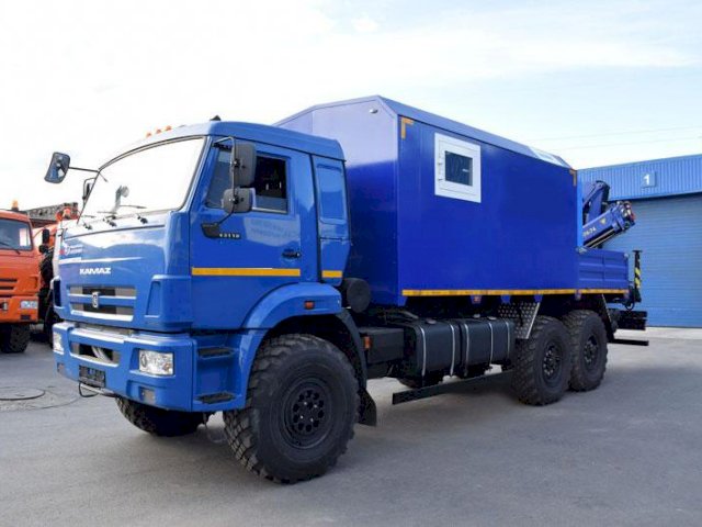 Фото №3: Передвижная мастерская КАМАЗ 43118-3078-76(RR) с КМУ АНТ 8.5-2 (040, г-р EG-202)