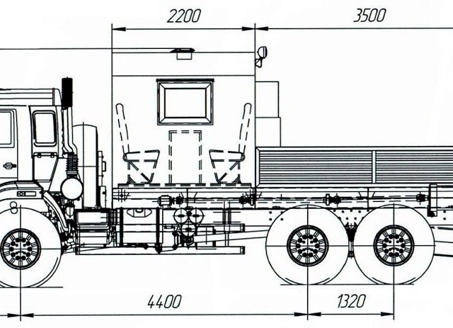 Фото №38: Передвижная мастерская КАМАЗ 43118-3078-76(RR) с КМУ АНТ 8.5-2 (039, г-р EG-202)