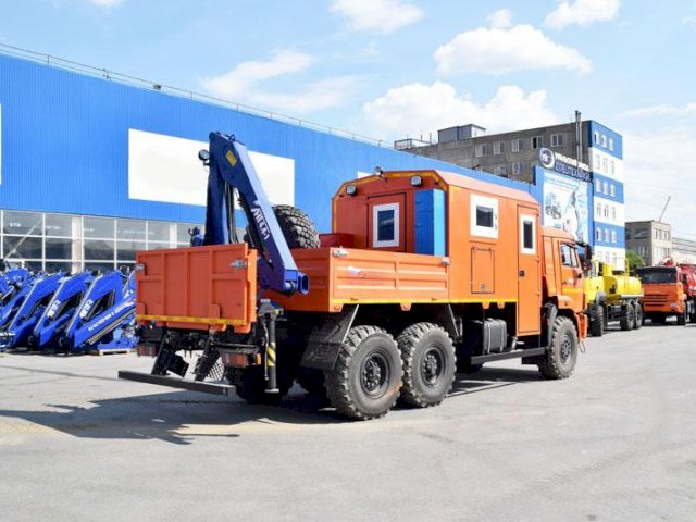 Фото №8: Передвижная мастерская КАМАЗ 43118-3059-46 с КМУ АНТ 4.4-1 (018, г-р EG-202)