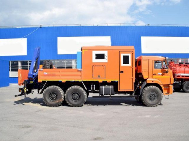 Фото №7: Передвижная мастерская КАМАЗ 43118-3059-46 с КМУ АНТ 4.4-1 (018, г-р EG-202)