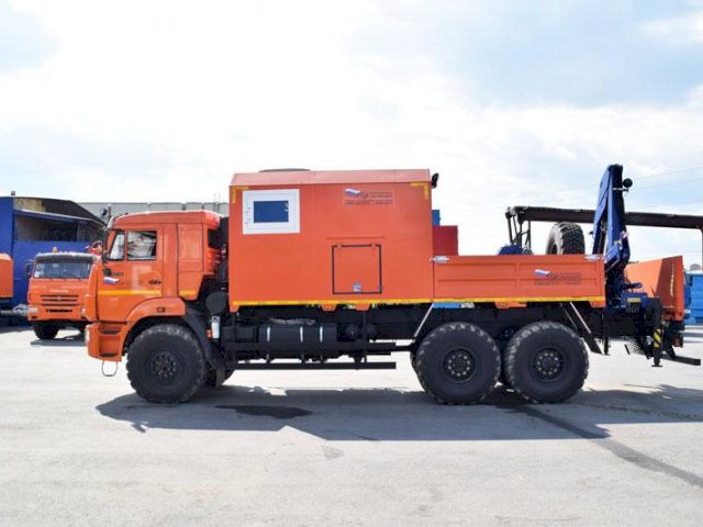 Фото №3: Передвижная мастерская КАМАЗ 43118-3059-46 с КМУ АНТ 4.4-1 (018, г-р EG-202)