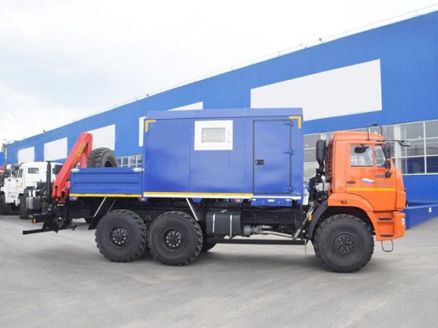 Фото №4: Передвижная мастерская КАМАЗ 43118-3027-50 с КМУ Palfinger PK 8500 (013, г-р EG-202)