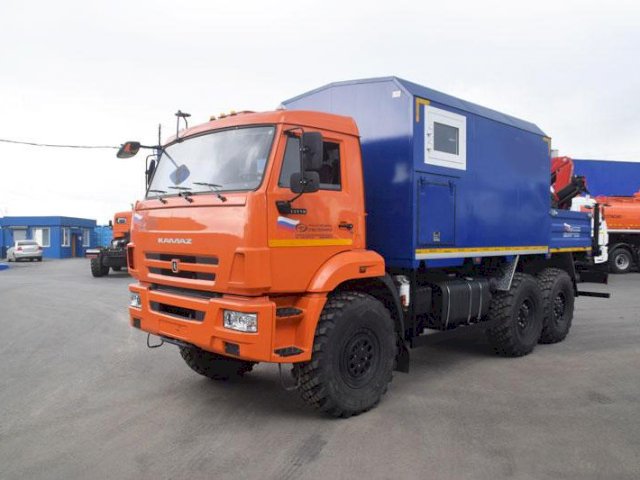 Фото №3: Передвижная мастерская КАМАЗ 43118-3027-50 с КМУ Palfinger PK 8500 (013, г-р EG-202)
