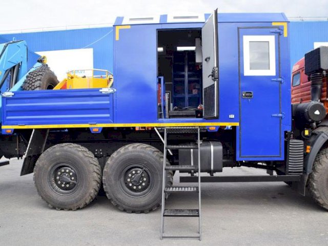 Фото №13: Передвижная мастерская КАМАЗ 43118-3027-50 с КМУ ИМ-150 (019, г-р EG-202)