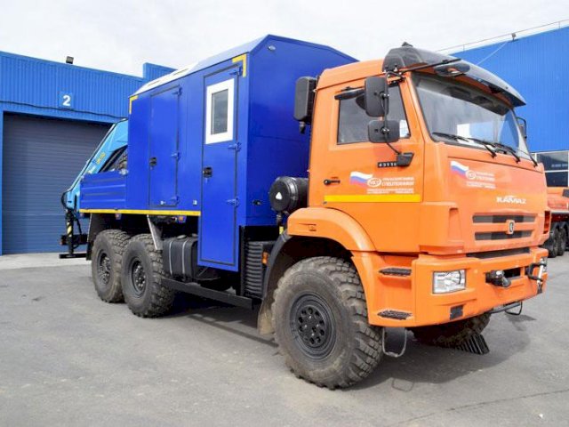 Фото №8: Передвижная мастерская КАМАЗ 43118-3027-50 с КМУ ИМ-150 (019, г-р EG-202)