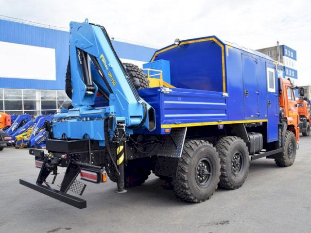 Фото №7: Передвижная мастерская КАМАЗ 43118-3027-50 с КМУ ИМ-150 (019, г-р EG-202)