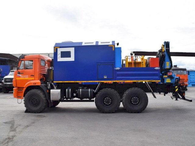 Фото №3: Передвижная мастерская КАМАЗ 43118-3027-50 с КМУ ИМ-150 (019, г-р EG-202)