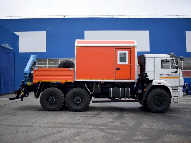 Фото №7: Передвижная мастерская КАМАЗ 43118-3017-50 с КМУ ИМ-100