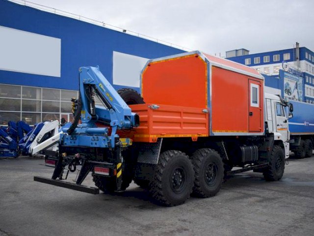 Фото №6: Передвижная мастерская КАМАЗ 43118-3017-50 с КМУ ИМ-100