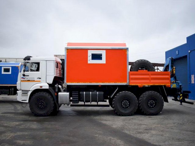 Фото №3: Передвижная мастерская КАМАЗ 43118-3017-50 с КМУ ИМ-100