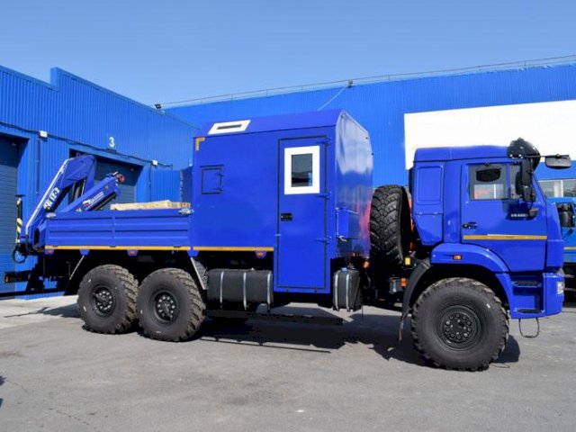 Фото №7: Передвижная мастерская КАМАЗ 43118-3027-50 с КМУ АНТ 12-2 (036, г-р EG-202)