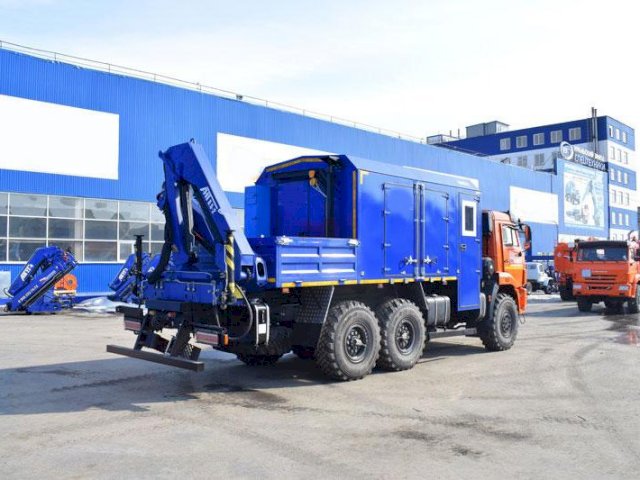 Фото №8: Передвижная мастерская КАМАЗ 43118-3027-50 с КМУ АНТ 8.5-2 (030, г-р EG-202)