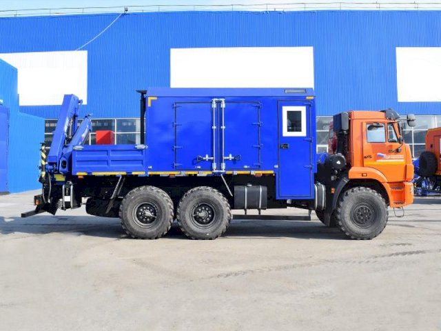 Фото №6: Передвижная мастерская КАМАЗ 43118-3027-50 с КМУ АНТ 8.5-2 (030, г-р EG-202)