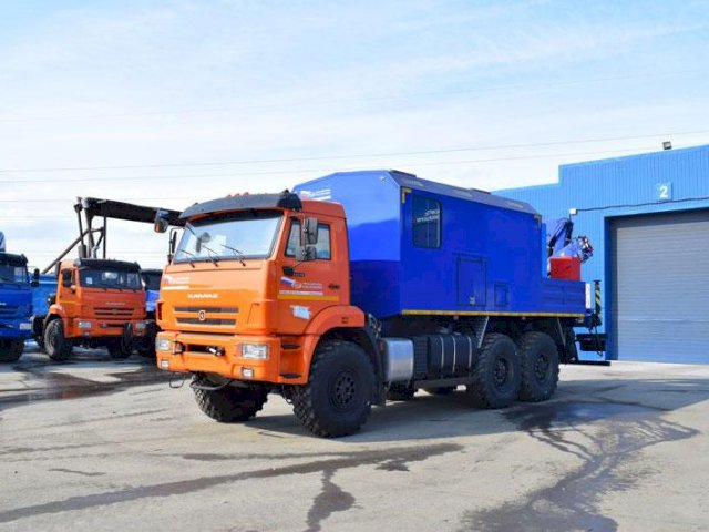 Фото №5: Передвижная мастерская КАМАЗ 43118-3027-50 с КМУ АНТ 8.5-2 (030, г-р EG-202)