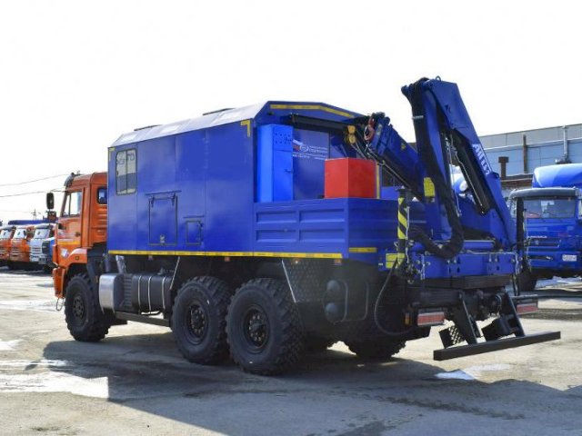 Фото №4: Передвижная мастерская КАМАЗ 43118-3027-50 с КМУ АНТ 8.5-2 (030, г-р EG-202)