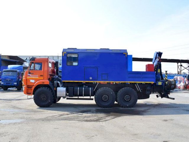 Фото №3: Передвижная мастерская КАМАЗ 43118-3027-50 с КМУ АНТ 8.5-2 (030, г-р EG-202)