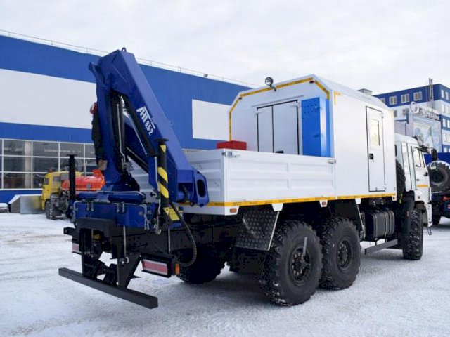 Фото №6: Передвижная мастерская КАМАЗ 43118-3027-50 с КМУ АНТ 8.5-2 (028, г-р EG-202)