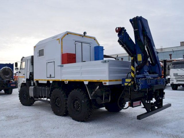 Фото №4: Передвижная мастерская КАМАЗ 43118-3027-50 с КМУ АНТ 8.5-2 (028, г-р EG-202)