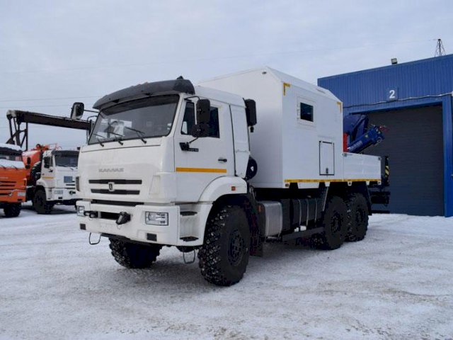 Фото №2: Передвижная мастерская КАМАЗ 43118-3027-50 с КМУ АНТ 8.5-2 (028, г-р EG-202)