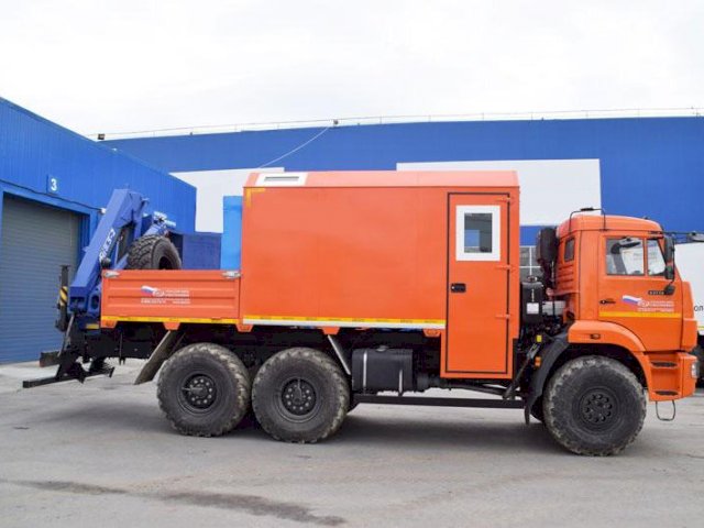 Фото №8: Передвижная мастерская КАМАЗ 43118-3027-50 с КМУ АНТ 8.5-2 (014, г-р EG-202)