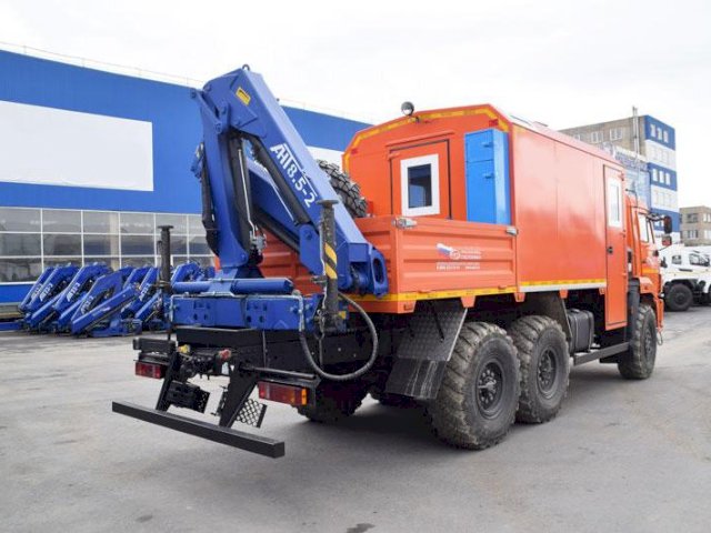 Фото №7: Передвижная мастерская КАМАЗ 43118-3027-50 с КМУ АНТ 8.5-2 (014, г-р EG-202)