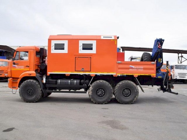 Фото №3: Передвижная мастерская КАМАЗ 43118-3027-50 с КМУ АНТ 8.5-2 (014, г-р EG-202)