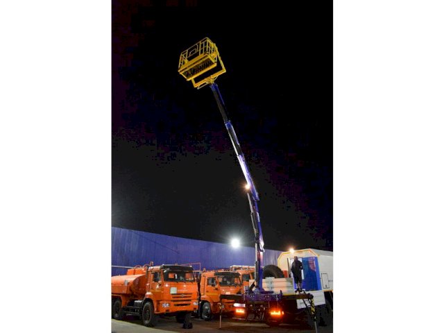 Фото №5: Передвижная мастерская КАМАЗ 43118-3027-50 с КМУ АНТ 8.5-2 (043, г-р EG-202, сертифицированная люлька)