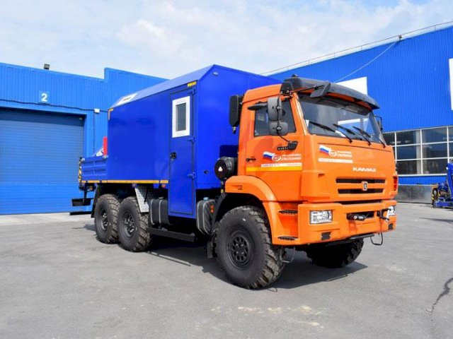 Фото №7: Передвижная мастерская КАМАЗ 43118-3027-50 с КМУ АНТ 7.5-2 (038, г-р EG-202)