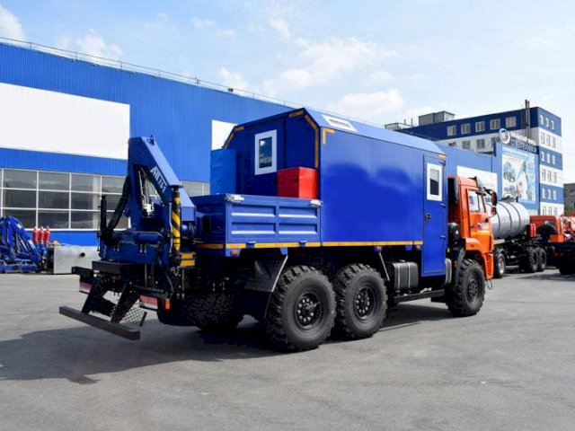 Фото №6: Передвижная мастерская КАМАЗ 43118-3027-50 с КМУ АНТ 7.5-2 (038, г-р EG-202)