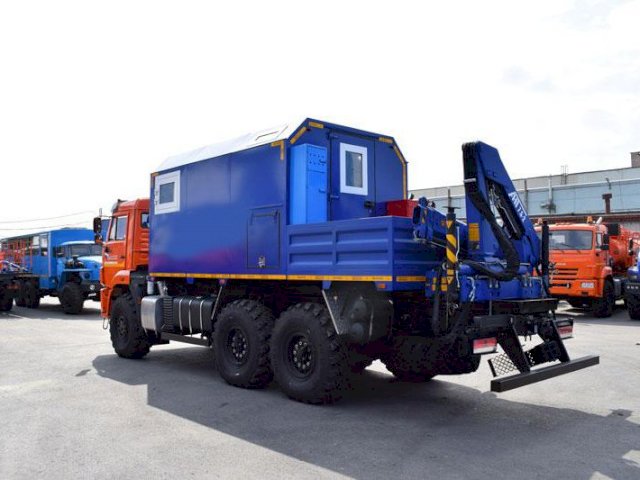 Фото №4: Передвижная мастерская КАМАЗ 43118-3027-50 с КМУ АНТ 7.5-2 (038, г-р EG-202)