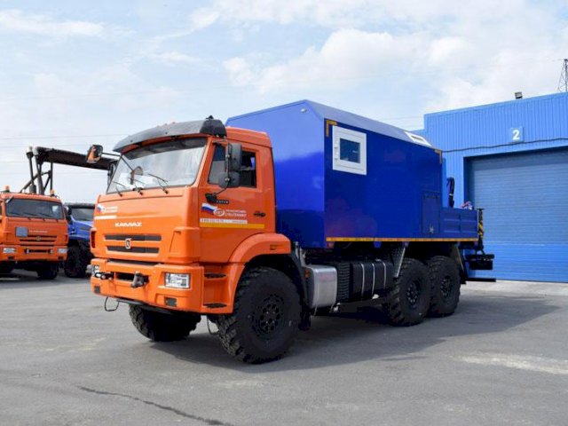 Фото №2: Передвижная мастерская КАМАЗ 43118-3027-50 с КМУ АНТ 7.5-2 (038, г-р EG-202)