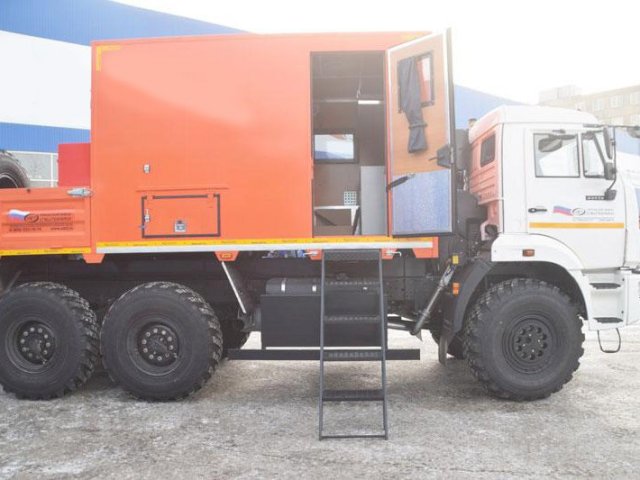 Фото №9: Передвижная мастерская КАМАЗ 43118-3027-50 с КМУ АНТ 5-2 (г-р EG-202)