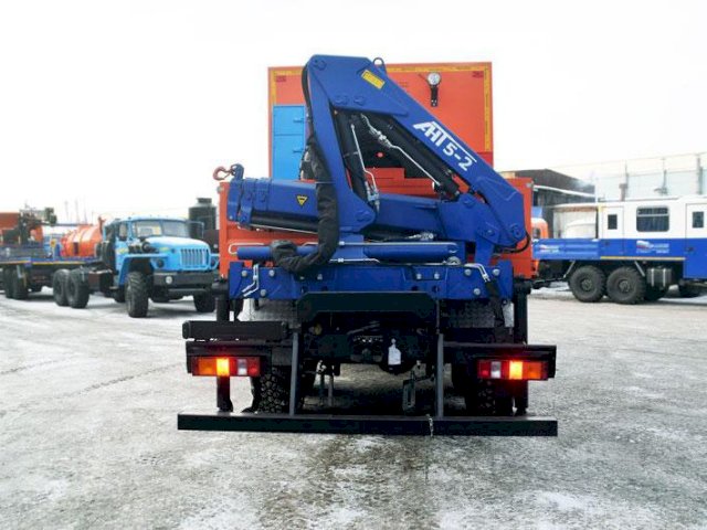 Фото №6: Передвижная мастерская КАМАЗ 43118-3027-50 с КМУ АНТ 5-2 (г-р EG-202)