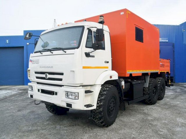 Фото №5: Передвижная мастерская КАМАЗ 43118-3027-50 с КМУ АНТ 5-2 (г-р EG-202)