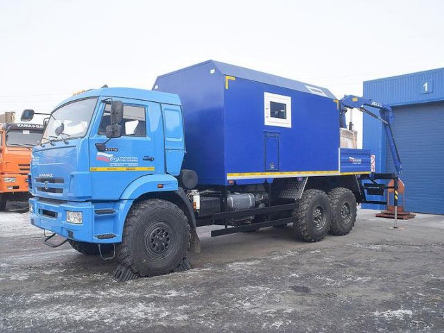 Фото №12: Передвижная мастерская КАМАЗ 43118-3027-50 с КМУ АНТ 4.4-1 (011, г-р ГБС-38)