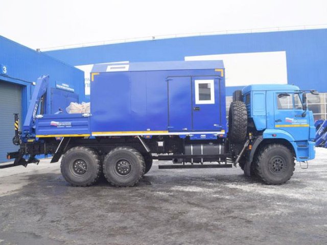 Фото №9: Передвижная мастерская КАМАЗ 43118-3027-50 с КМУ АНТ 4.4-1 (011, г-р ГБС-38)