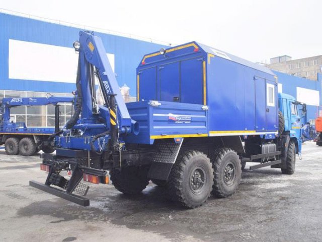 Фото №6: Передвижная мастерская КАМАЗ 43118-3027-50 с КМУ АНТ 4.4-1 (011, г-р ГБС-38)