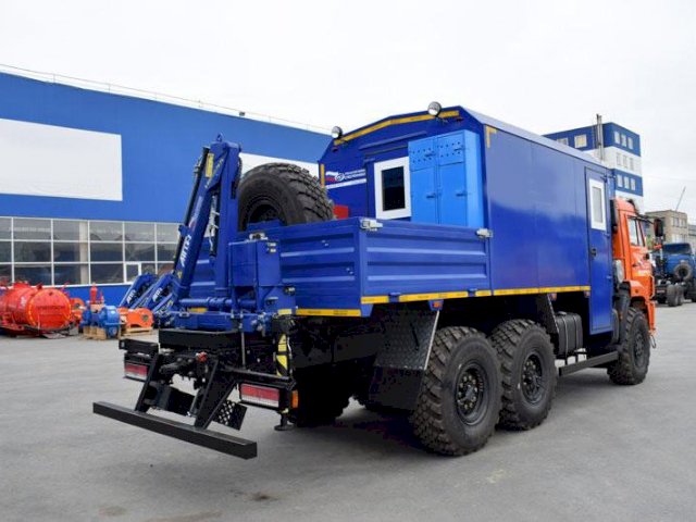 Фото №6: Передвижная мастерская КАМАЗ 43118-3027-50 с КМУ АНТ 1.8-2 (026, г-р EG-202)