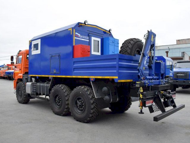 Фото №4: Передвижная мастерская КАМАЗ 43118-3027-50 с КМУ АНТ 1.8-2 (026, г-р EG-202)