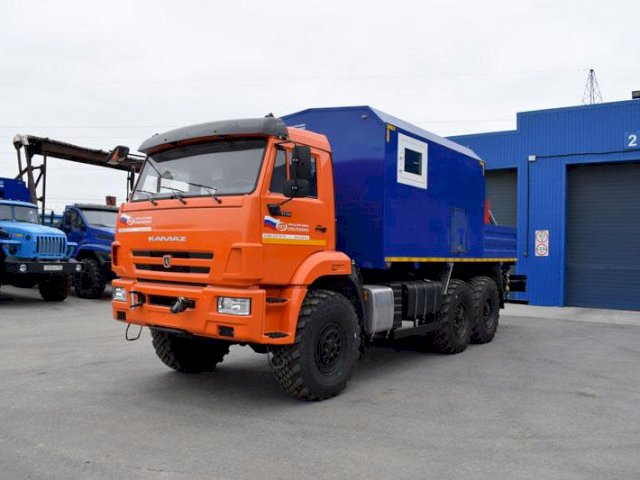 Фото №2: Передвижная мастерская КАМАЗ 43118-3027-50 с КМУ АНТ 1.8-2 (026, г-р EG-202)